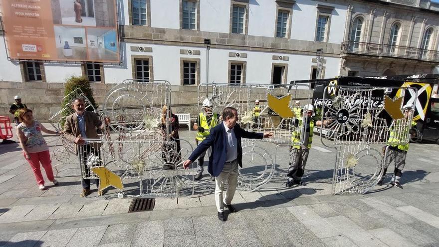 Vigo inicia el montaje de su Navidad este 2 de agosto