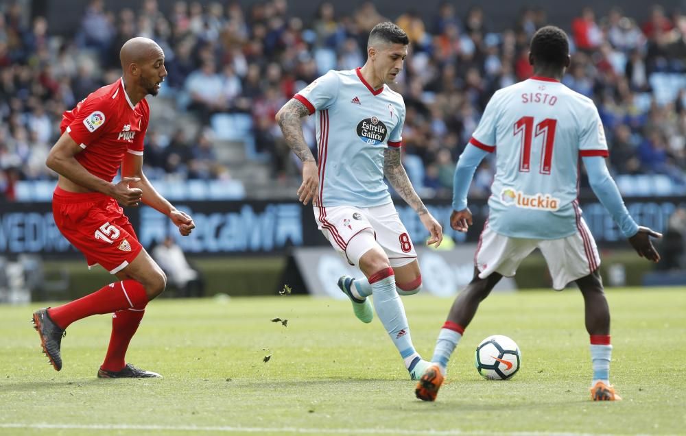 Galería de imágenes con las mejores fotografías de la goleada del Celta al Sevilla (4-0) en Balaídos.