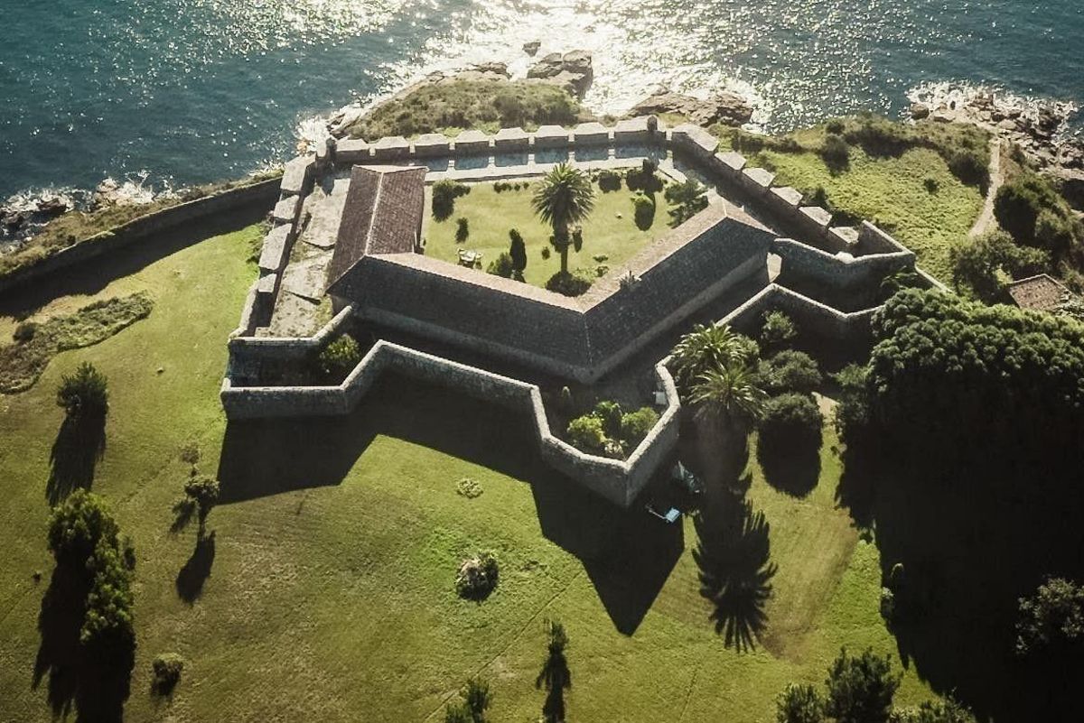 Este castillo tenía la finalidad de proteger la entrada de la ría.