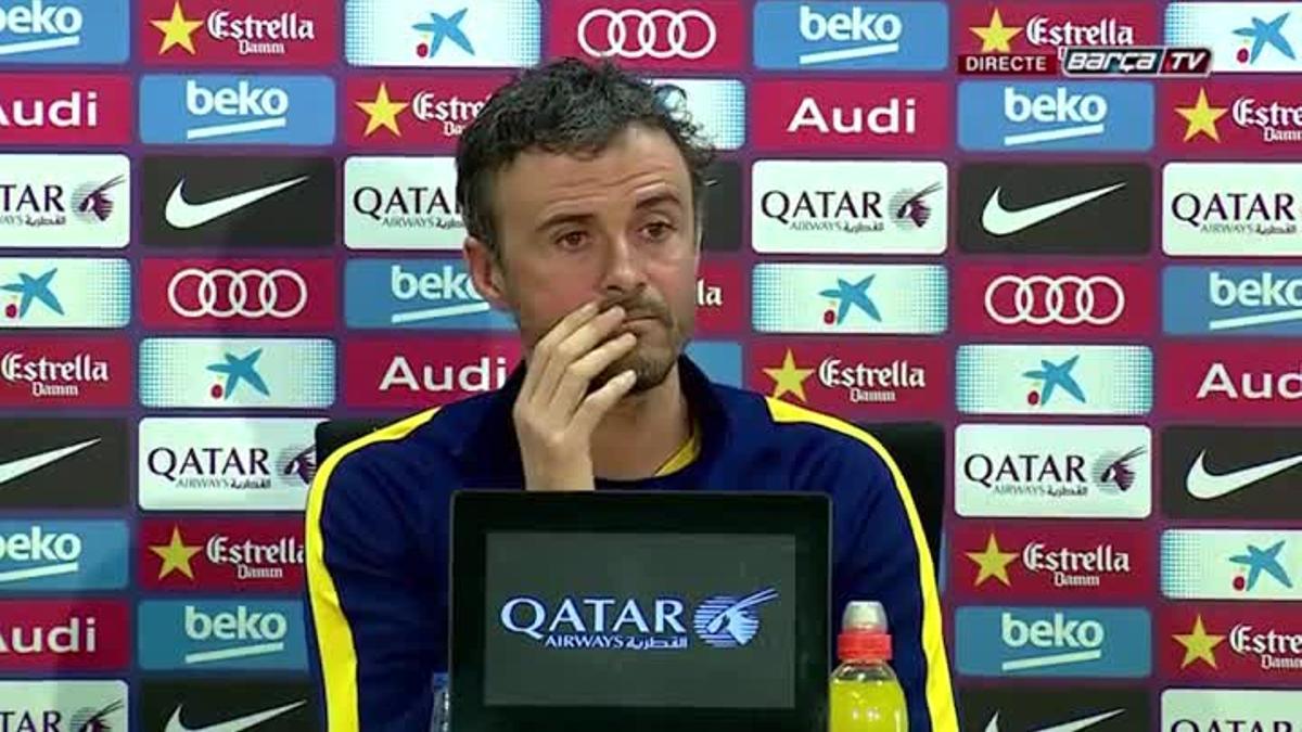 El tenso momento de Luis Enrique con una periodista