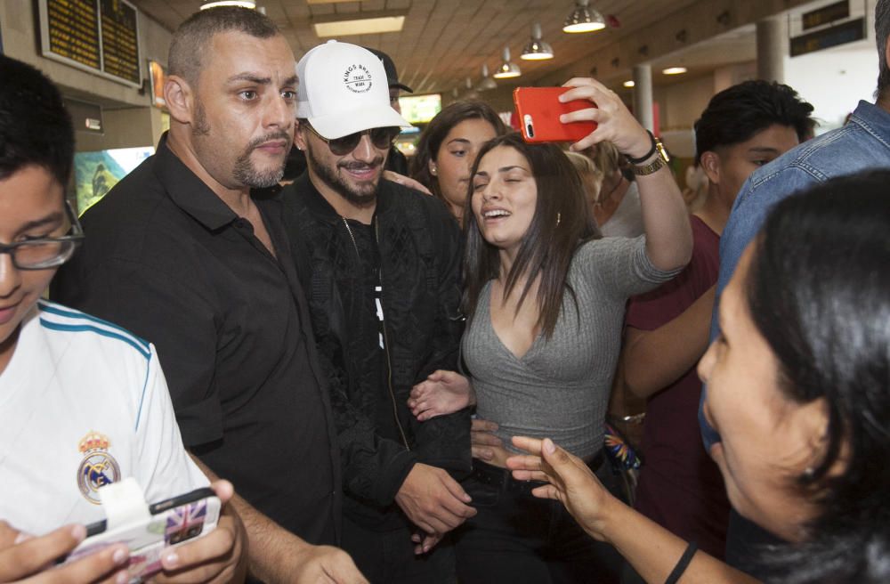 Maluma llega a Tenerife