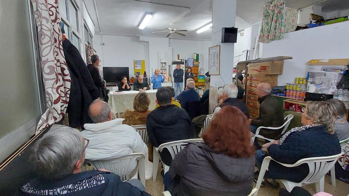 Asamblea vecinal en el Rafal Nou.