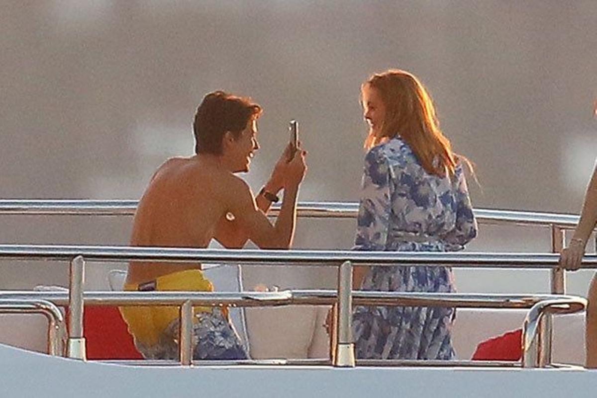 Lindsay Lohan posa para el móvil de Egor Tarabasov