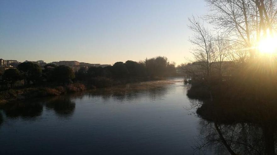 Río Duero a su paso por la capital