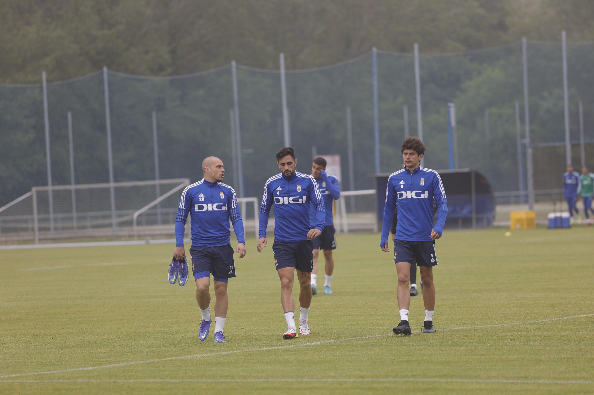 Las imágenes del entrenamiento del Oviedo