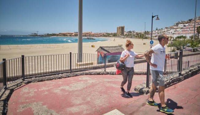 Primera fase de la desescalada en sur de Tenerife.