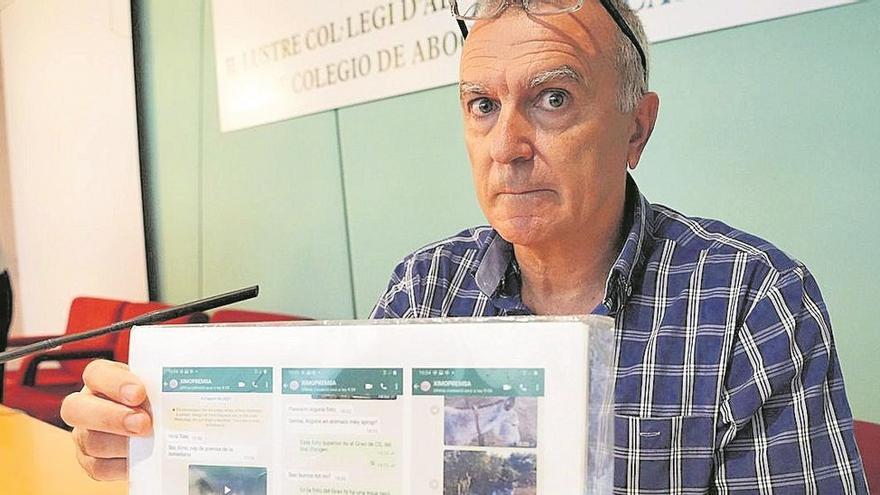 El acusado del caso de los burros muertos se exculpa y acusa a Mollà