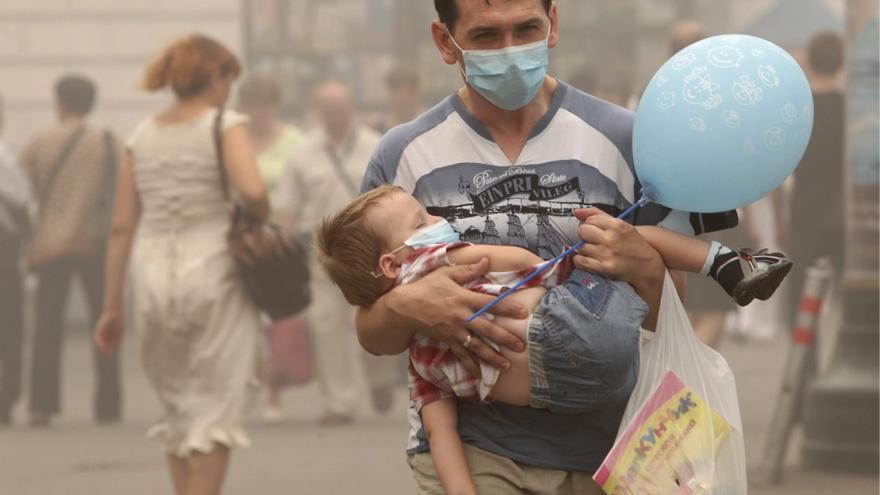 Un 99% de la humanidad mundial respira aire contaminado