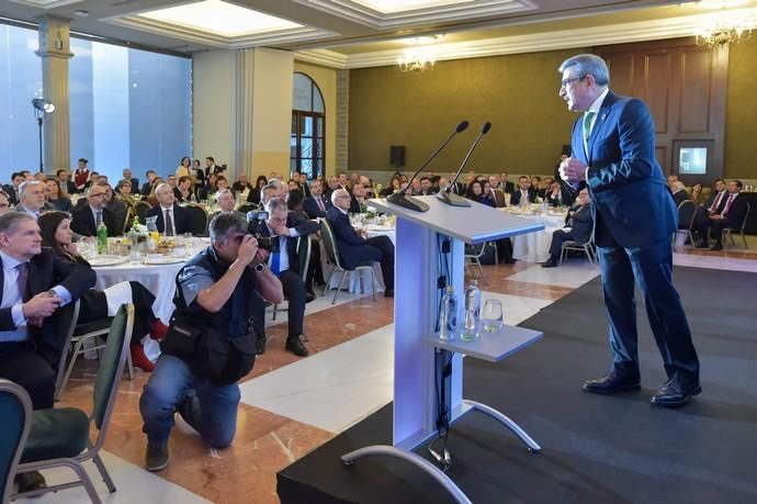 14-01-2020 LAS PALMAS DE GRAN CANARIA. Román Rodríguez en el Foro Prensa Canaria  | 14/01/2020 | Fotógrafo: Andrés Cruz