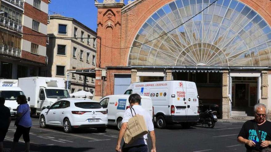 Estado actual del entorno del Mercado de Abastos.