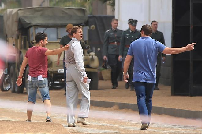Brad Pitt en Canarias grabando 'Allied'