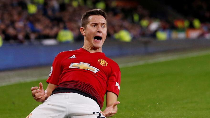 Una fotografía de Ander Herrera con el Manchester United.