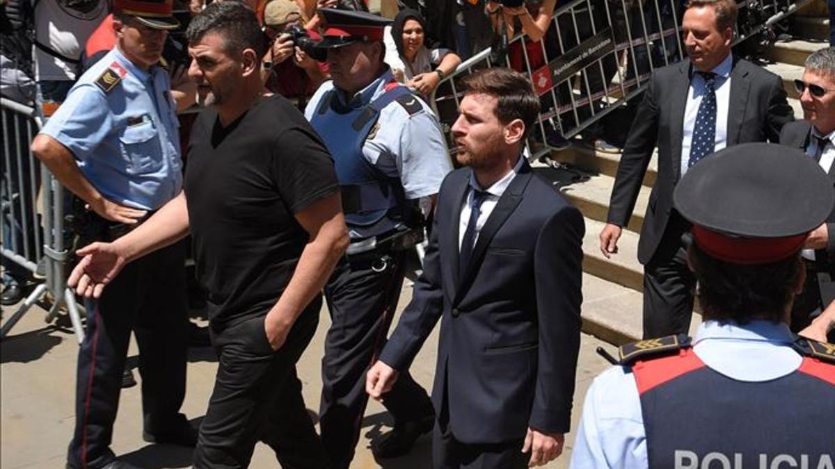 Messi no deja atrás los problemas judiciales