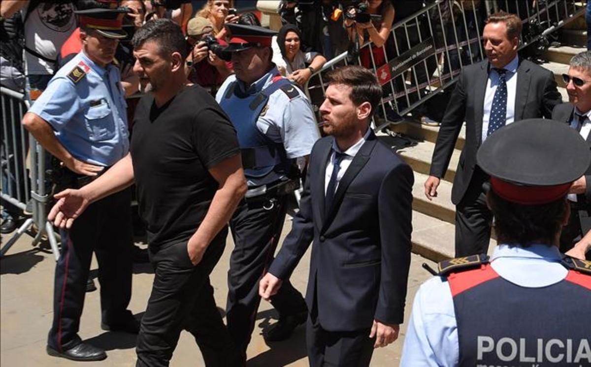 Messi no deja atrás los problemas judiciales