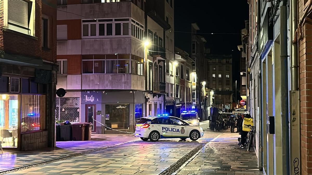 Coches de la Policía Local en Rivero