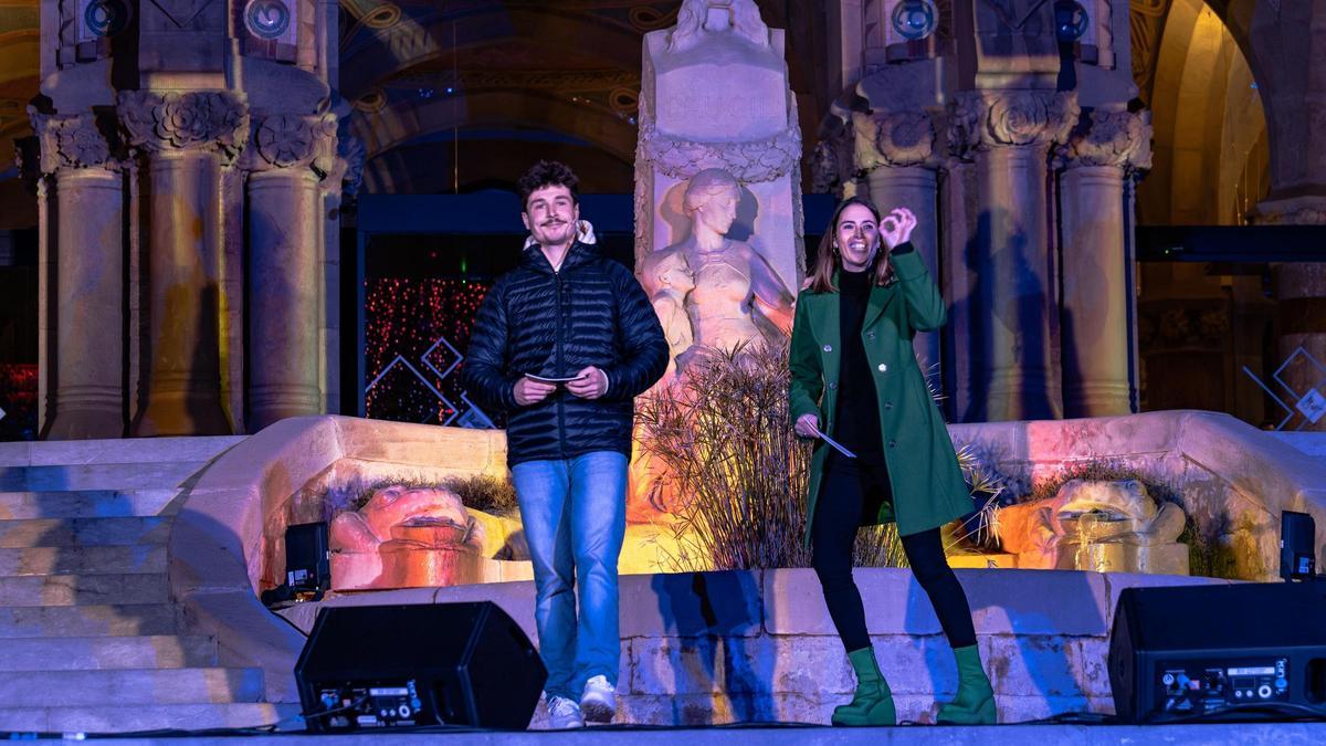 Inauguración del montaje navideño 'Els llums de Sant Pau' 2025