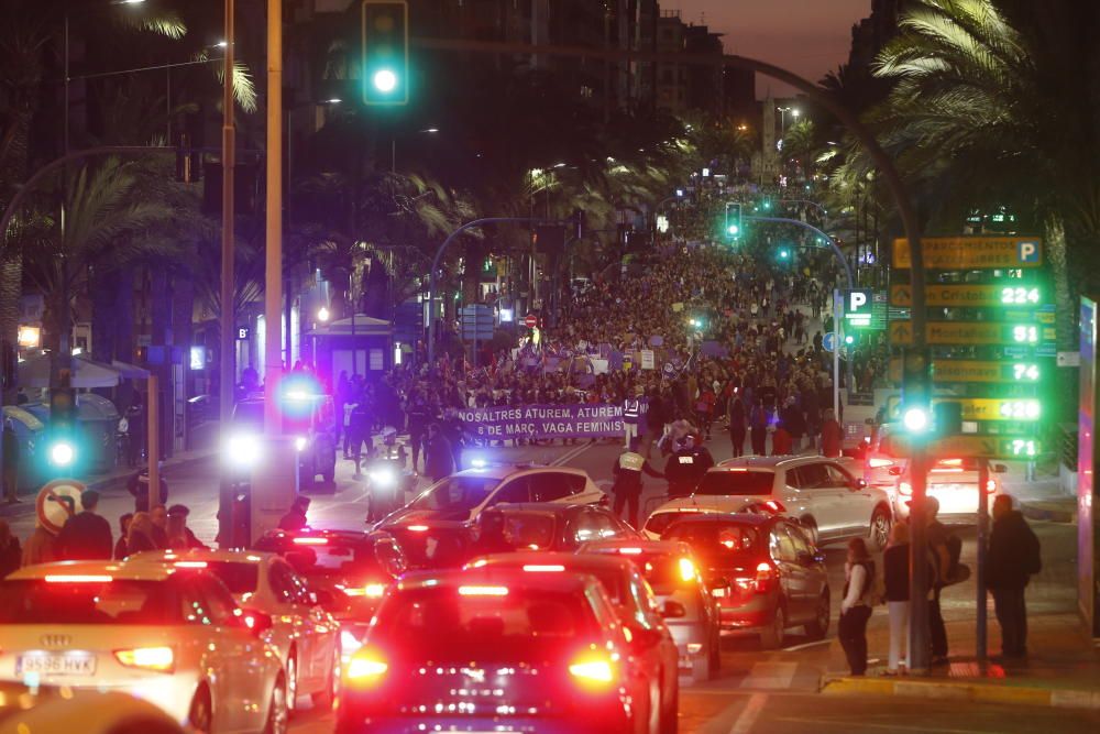 Manifestación del 8M en Alicante