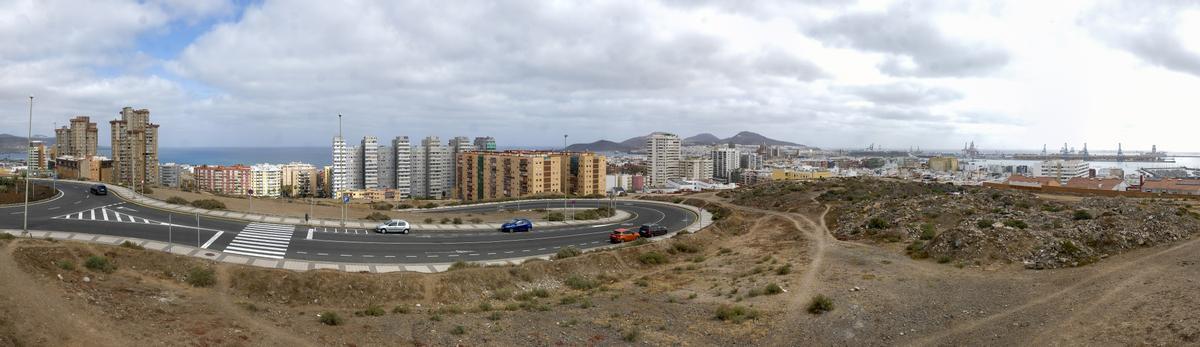 Panorámica zona Mesa y López y Alcaravaneras.