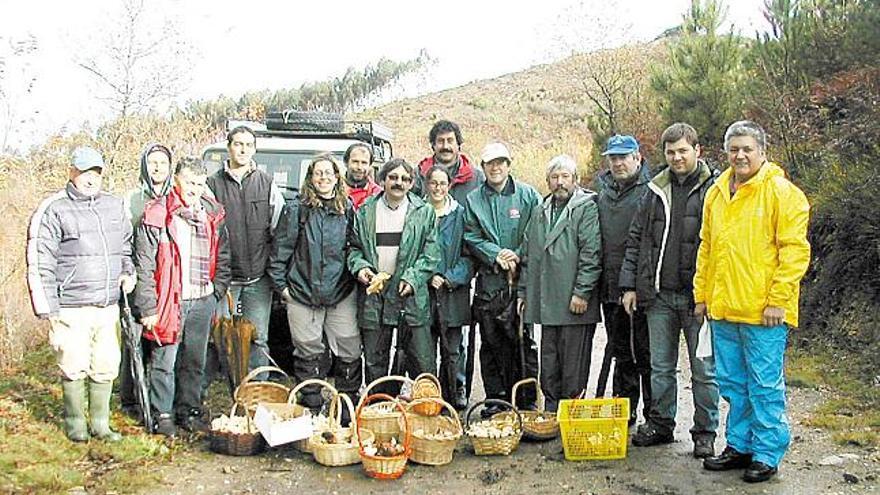 En la excursión a los montes de Meira se recolectaron gran cantidad de especies.