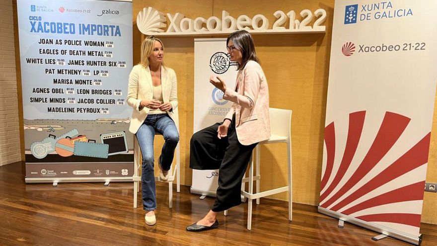 Fernández-Tapias, durante la presentación. | // XUNTA