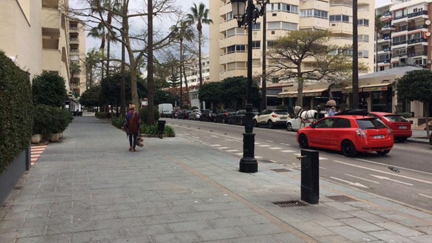 La calle Camilo José Cela, que contará con mejoras en la luminaria.