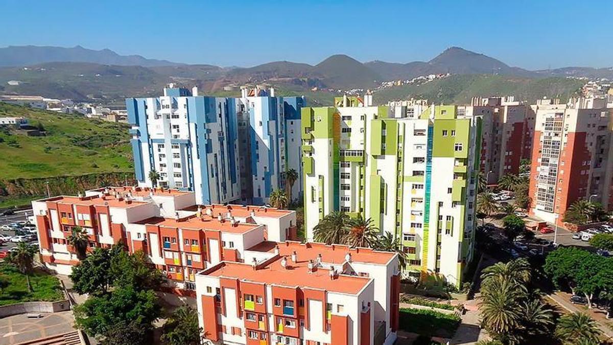 Telde culminará este año la rehabilitación de 372 viviendas en Jinámar, pionera en Canarias por cumplir los plazos con fondos europeos