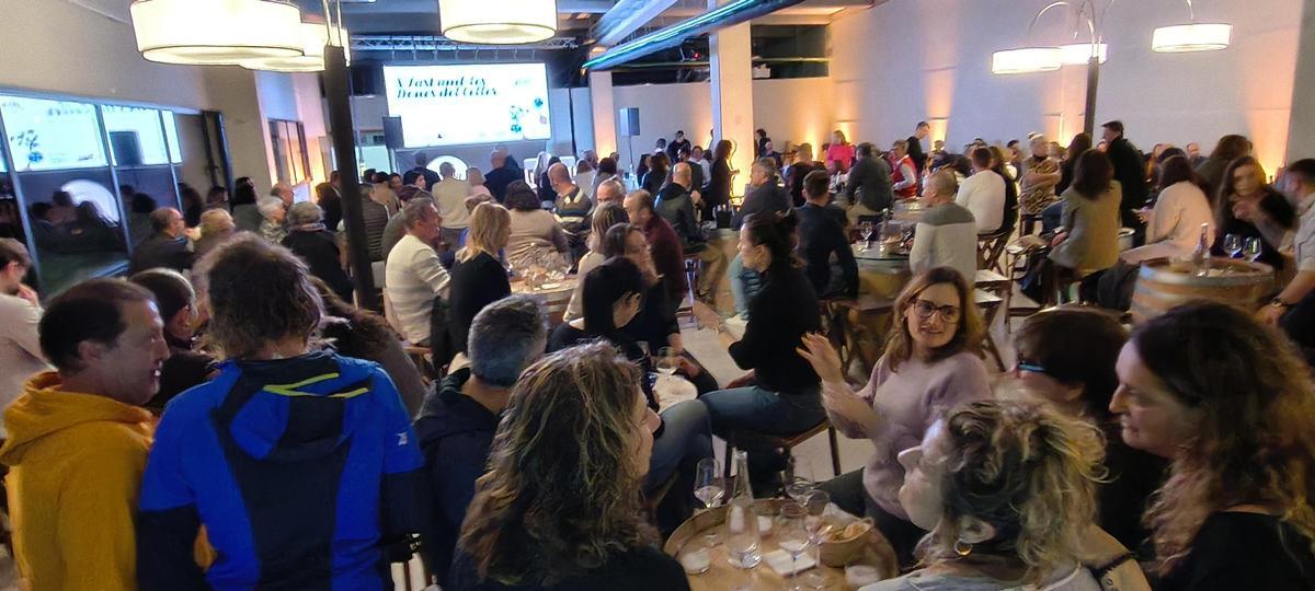 Un momento de la cata de vinos