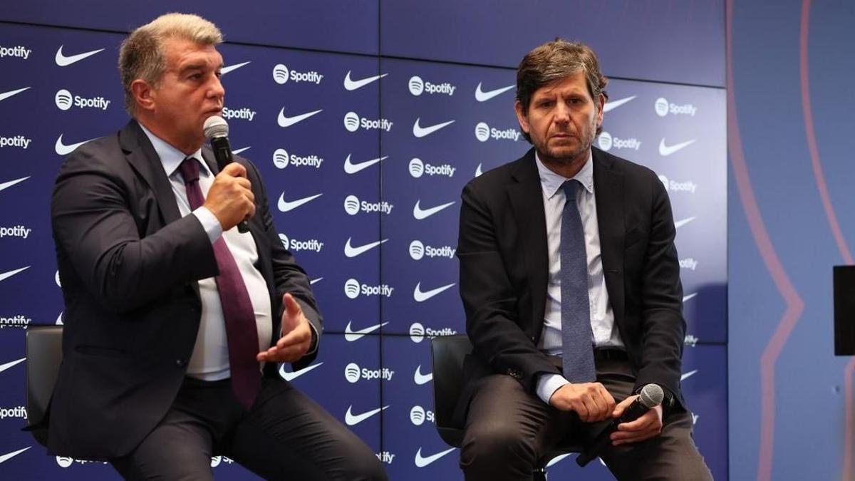 Joan Laporta y Mateu Alemany