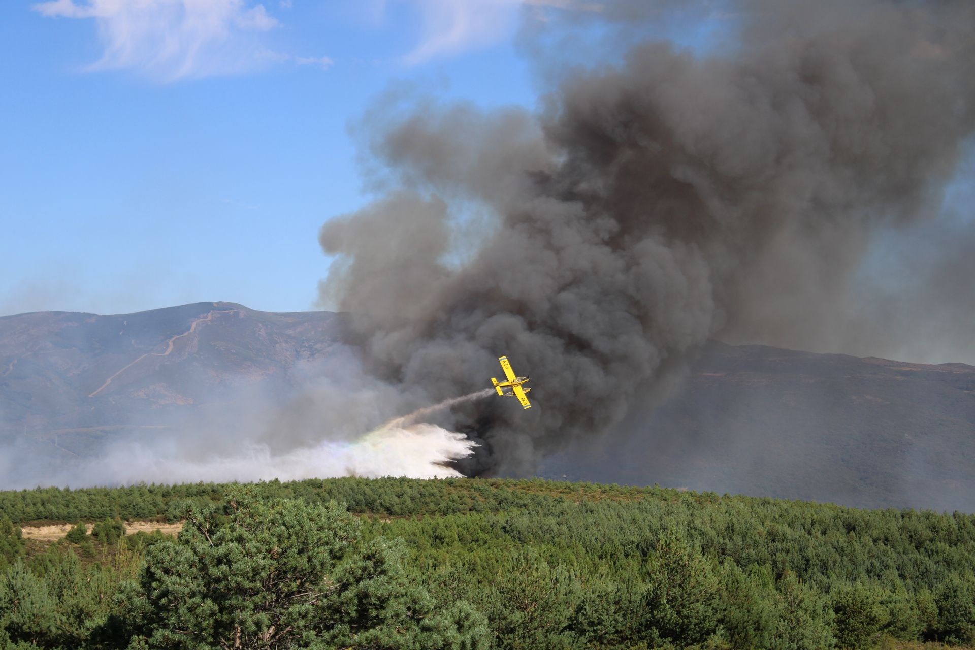 Incendio en Pedralba.