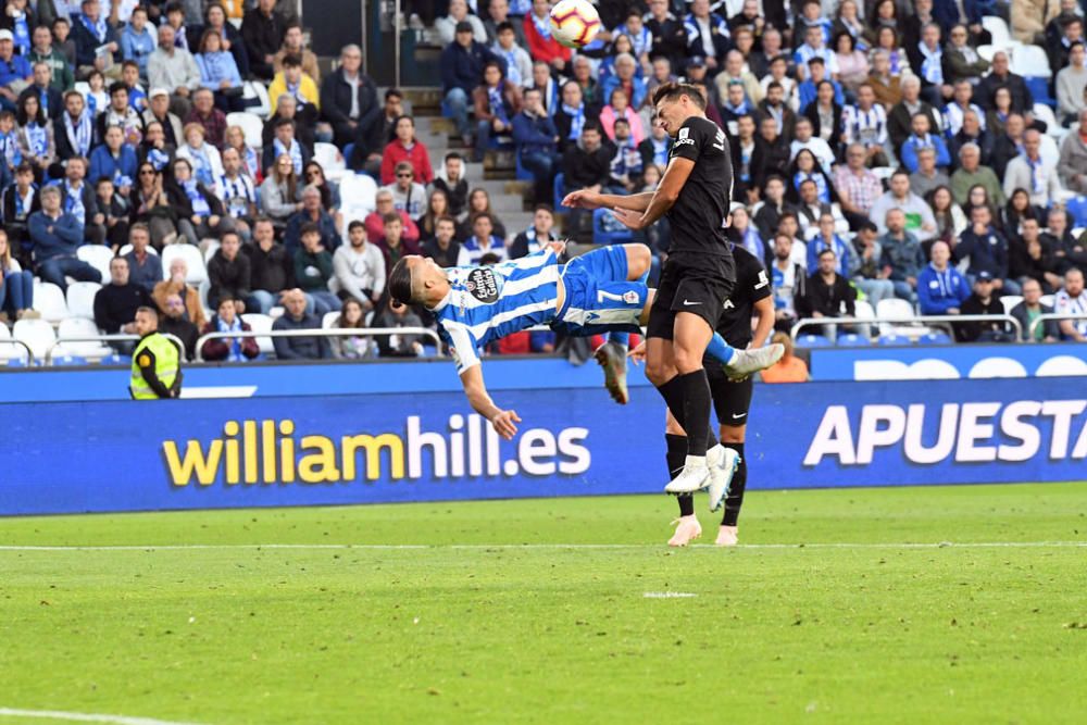 El Málaga CF consigue un trabajado punto en su visita a Riazor que pudo acabar en victoria pero también en derrota