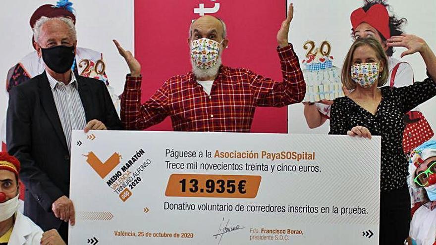 Payasospital renueva su colaboración con el Medio Maratón Valencia