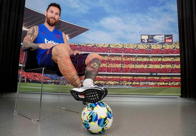 Las imágenes de la entrevista en exclusiva de SPORT a Leo Messi.