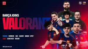 El Barça presenta su nuevo equipo de eSports de Valorant