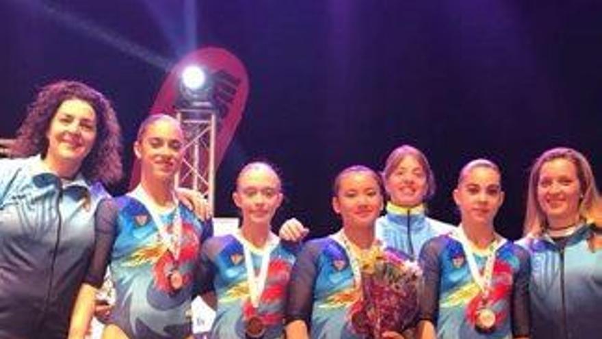 Equip català de gimnàstica artística, tercer al Saintégym Cup