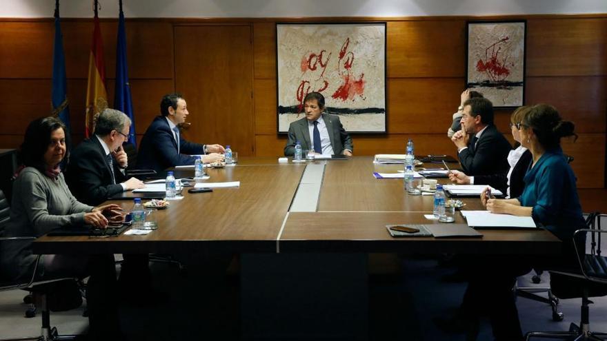 La reunión de esta mañana del Consejo de Gobierno.