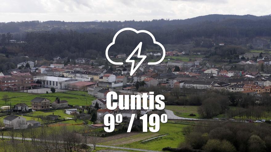 El tiempo en Cuntis: previsión meteorológica para hoy, jueves 15 de mayo