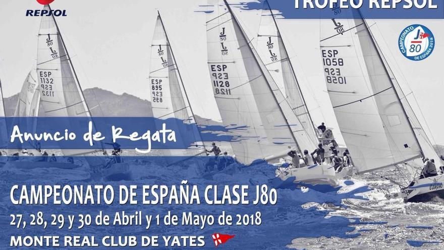 Cartel del campeonato de España de J80. // www.mrcyb.es