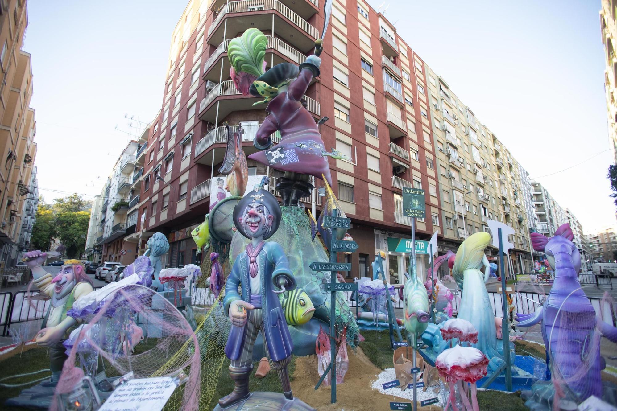 La crítica local de las fallas de Xàtiva, en imágenes