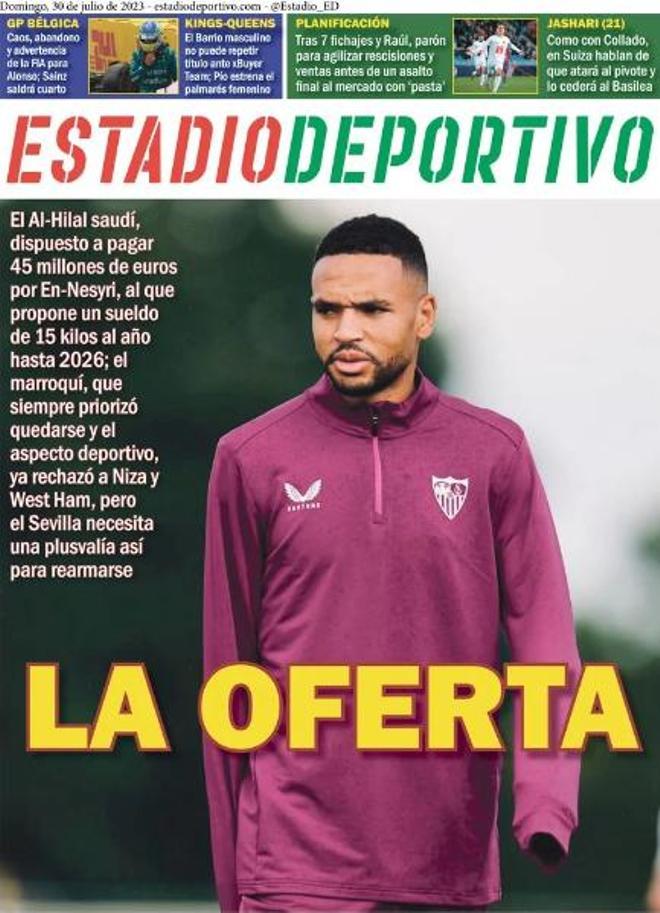 Las portadas de la prensa deportiva de hoy, domingo 30 de julio