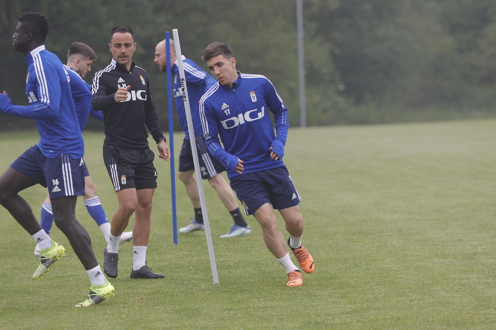 Las imágenes del entrenamiento del Oviedo