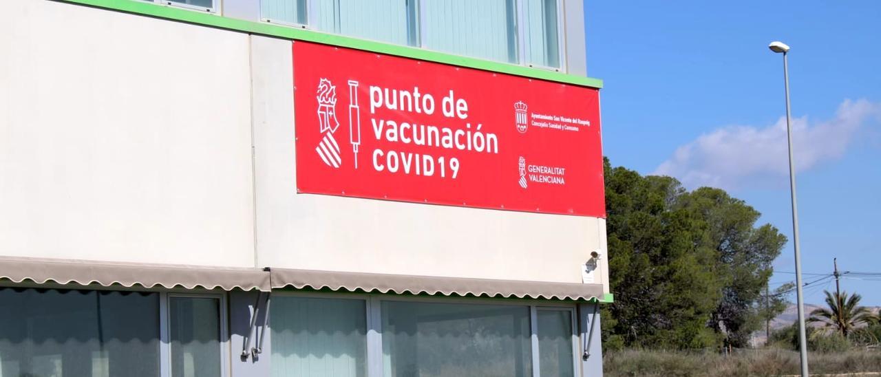 El punto de vacunación de Sant Joan