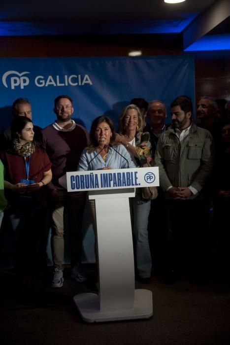 Noche electoral en A Coruña | Sede del PP