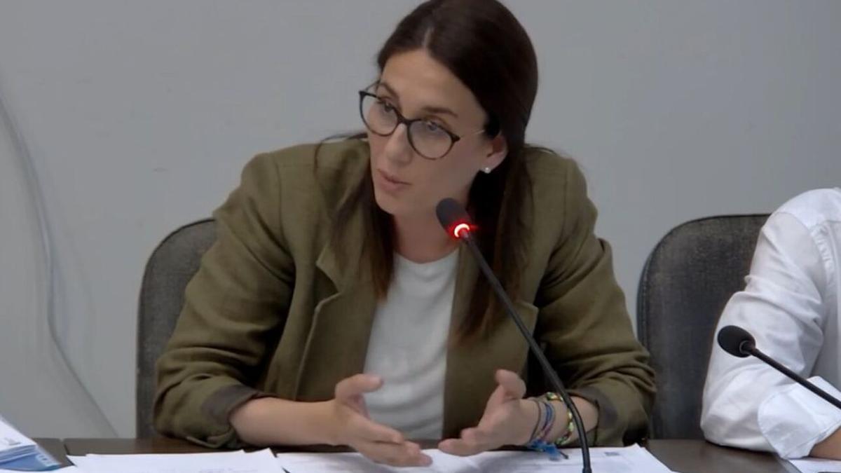 La concejala y portavoz del PP, Cristina Antón.