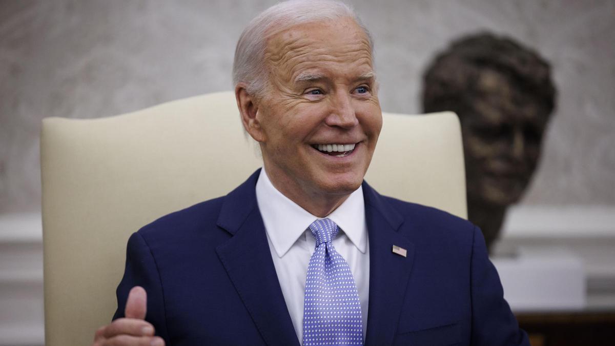 UK Prime Minister Keir Starmer meets with US President Joe Biden