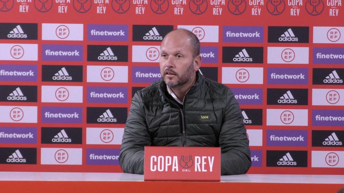 El míster, en rueda de prensa trae caer 1-0 ante el Rayo Majadahonda