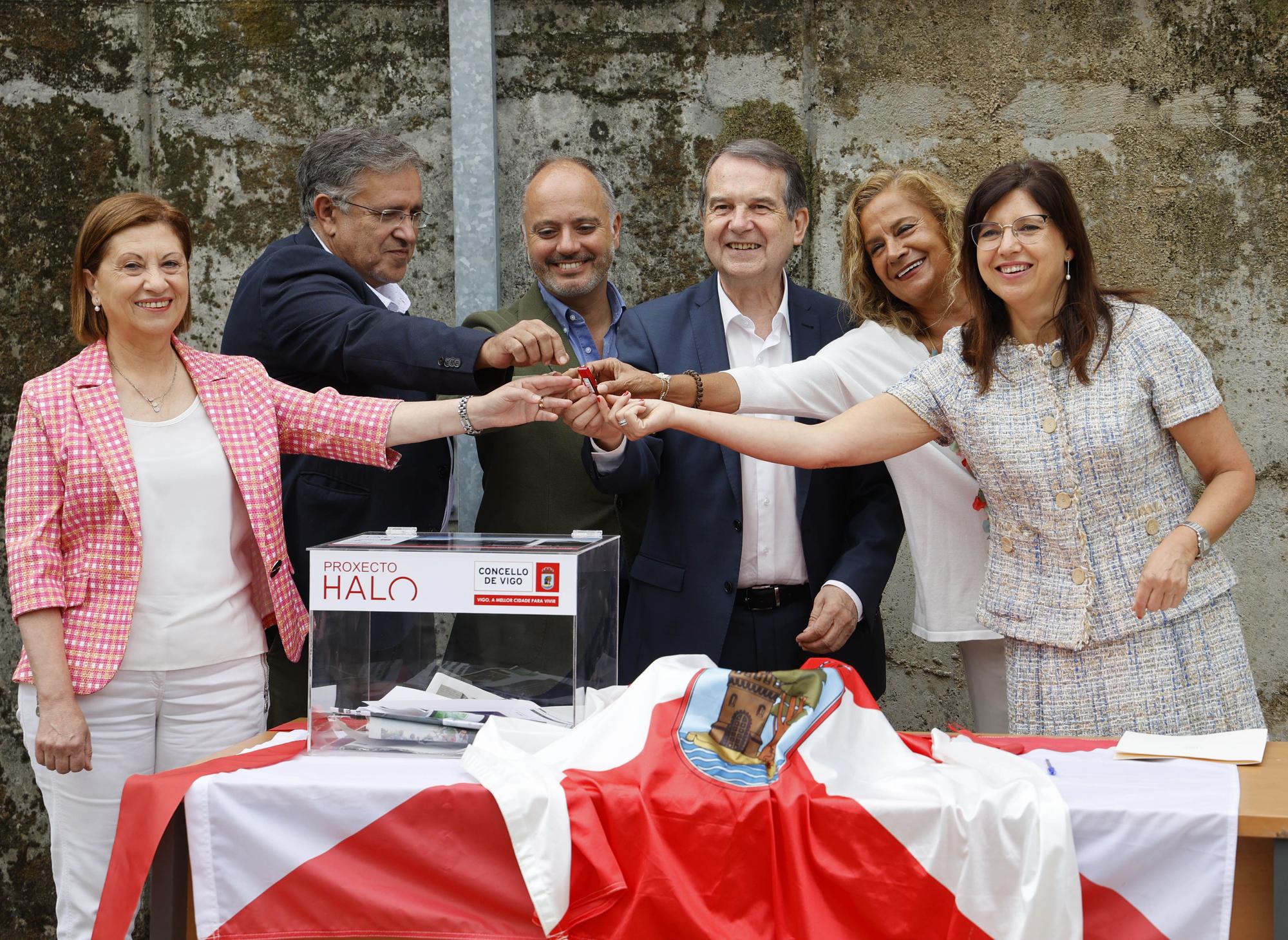 El ascensor HALO entre García Barbón y Vialia ya tiene su primera piedra