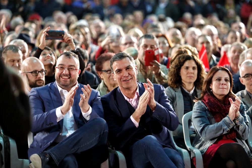 Mitin de Pedro Sánchez en Gijón