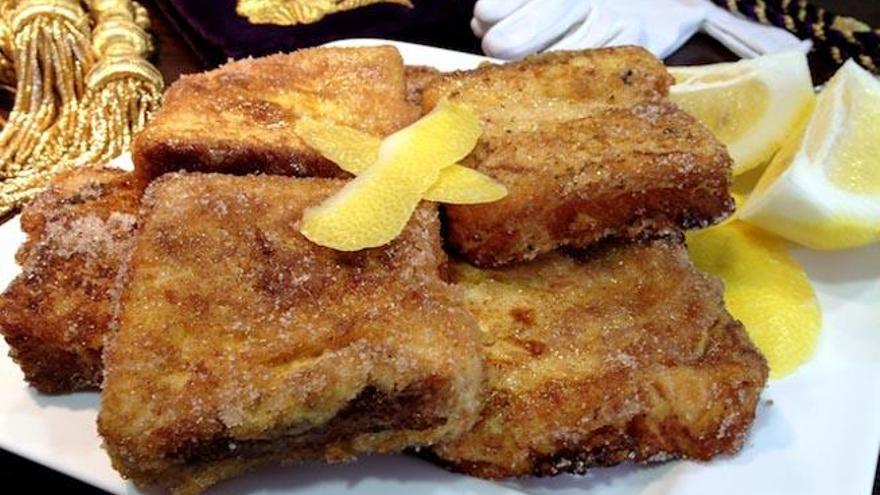 Torrijas de natillas.