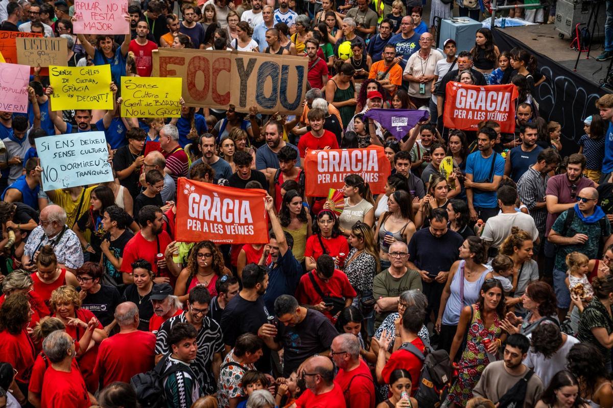 Las colles de Gràcia no han llegado a un acuerdo antes del pregón de la Fiesta Mayor, con lo que los actos de cultura popular quedarían desconvocados en los próximos días.