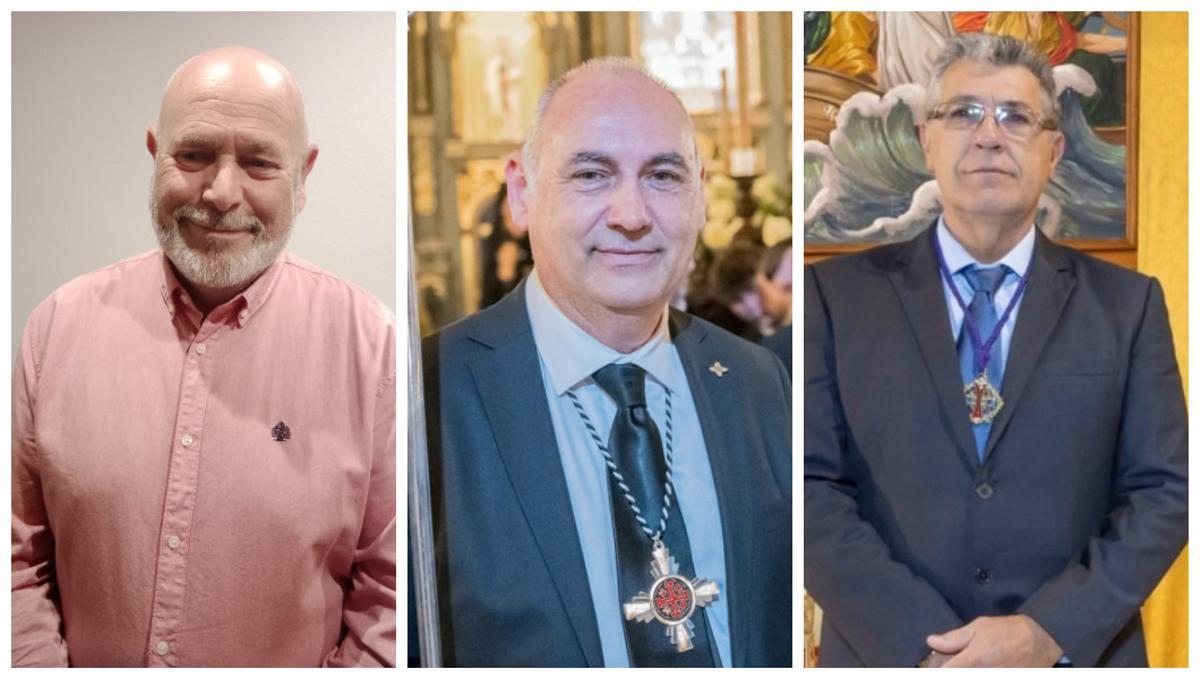 Armando Mañogil, Ernesto Gea y Edmundo Prades, comparten el capirote de oro 2026 de la Semana Santa de Torrevieja